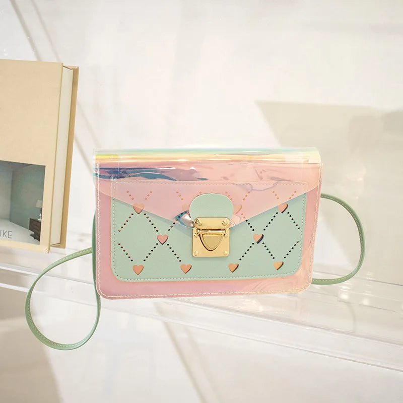 Laser Love Crossbody Bag Chain Mini Shoulder Bag