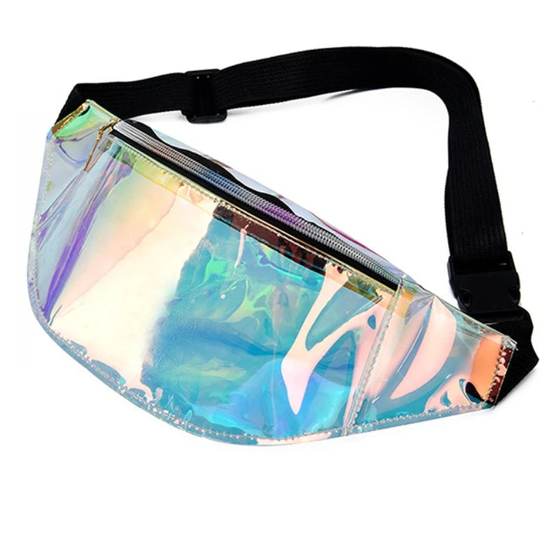 Women PVC Waist Bag Cross Body Fanny Pack