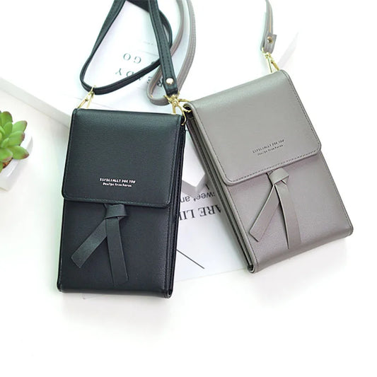 Women Messenger Bags Leather Coin Purse Shoulder Wallet