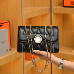 Leather Women Handbags Chains Crossbody Shoulder Bag