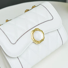 Leather Women Handbags Chains Crossbody Shoulder Bag