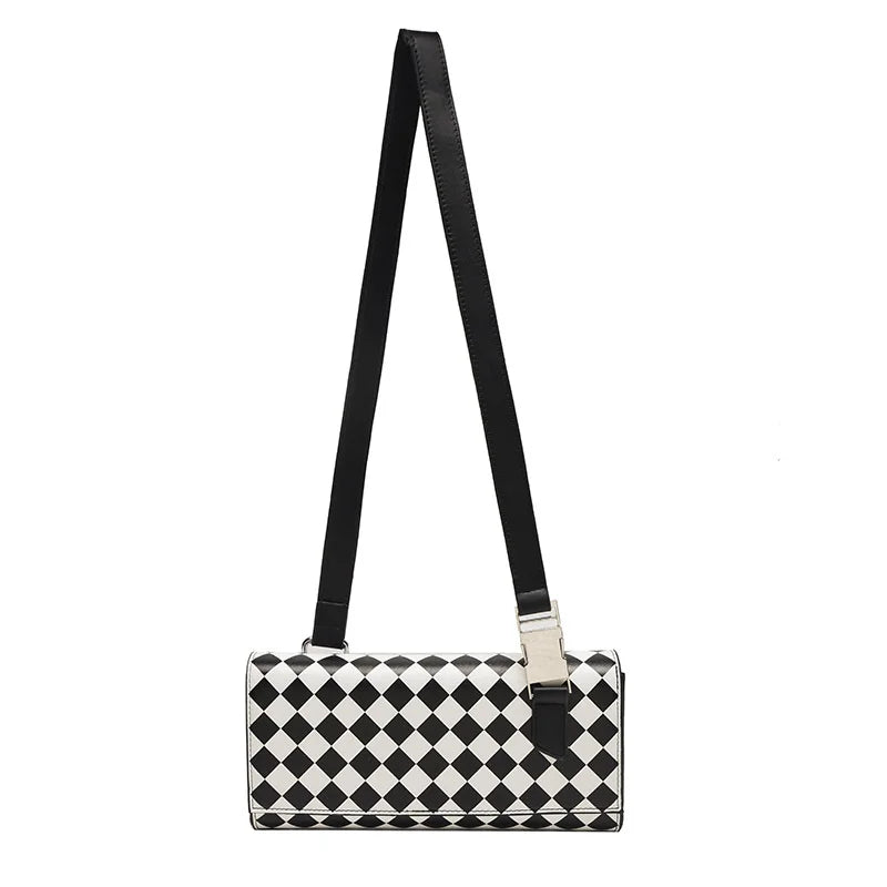Lattice Shoulder Bag Women's Small Fresh Traveling Bag