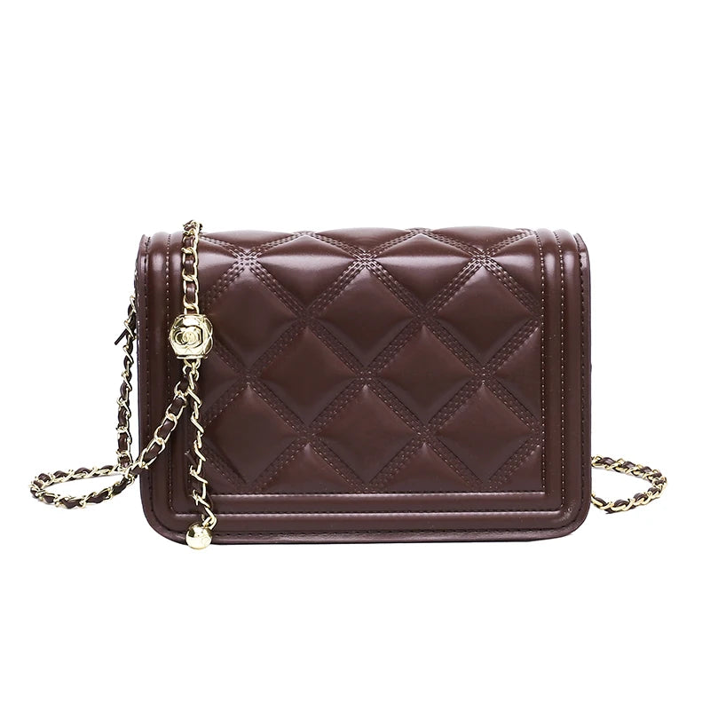 Vintage Chain Crossbody Bag Women's Shoulder Messenger Bag