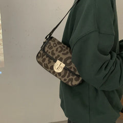 Lattice Winter Underarm Bag Women's Small Square Messenger Shoulder Bag