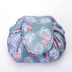 Autumn Travel Makeup Bag Drawstring Organizer Portable Cosmetic Case