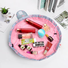 Drawstring Toiletry Pouch Large-Capacity Makeup Bag