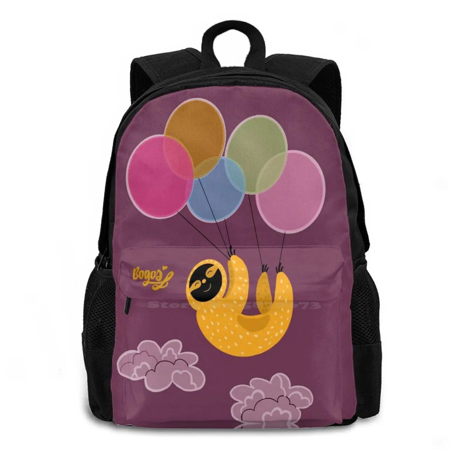 Lazybones School Bag Big Capacity Backpack Laptop 15 Inch Heart Feeling