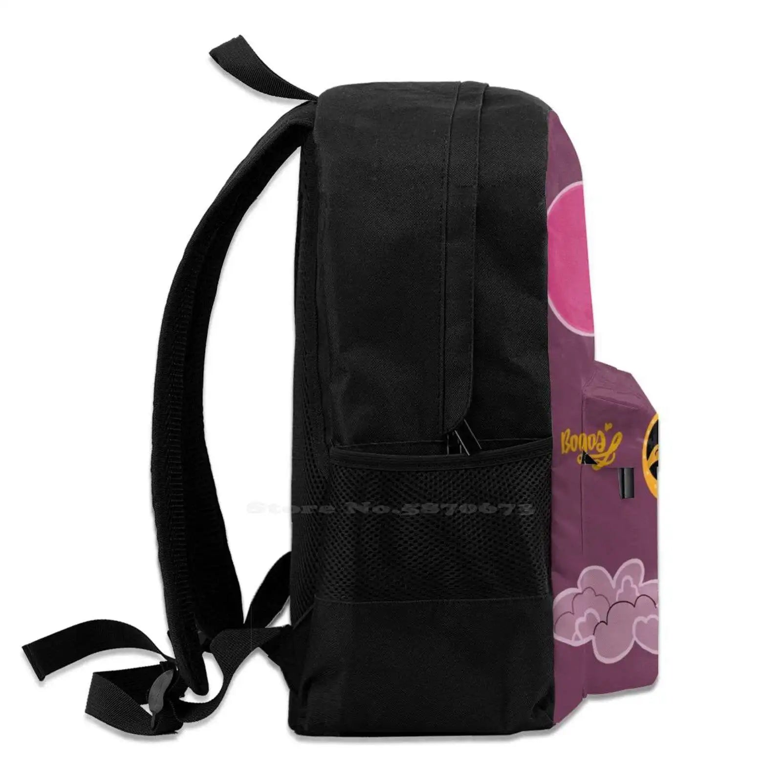 Lazybones School Bag Big Capacity Backpack Laptop 15 Inch Heart Feeling