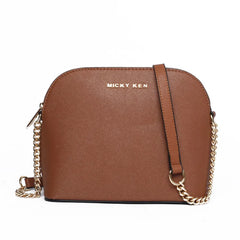Small Leather Chain Shell Bag for Women