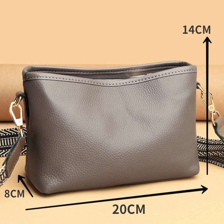 Women's Shoulder Bag Wide Shoulder Belt Messenger Square Bag
