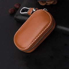 Leather Car Key Wallets Men Key Holder Housekeeper Keys Organizer Women