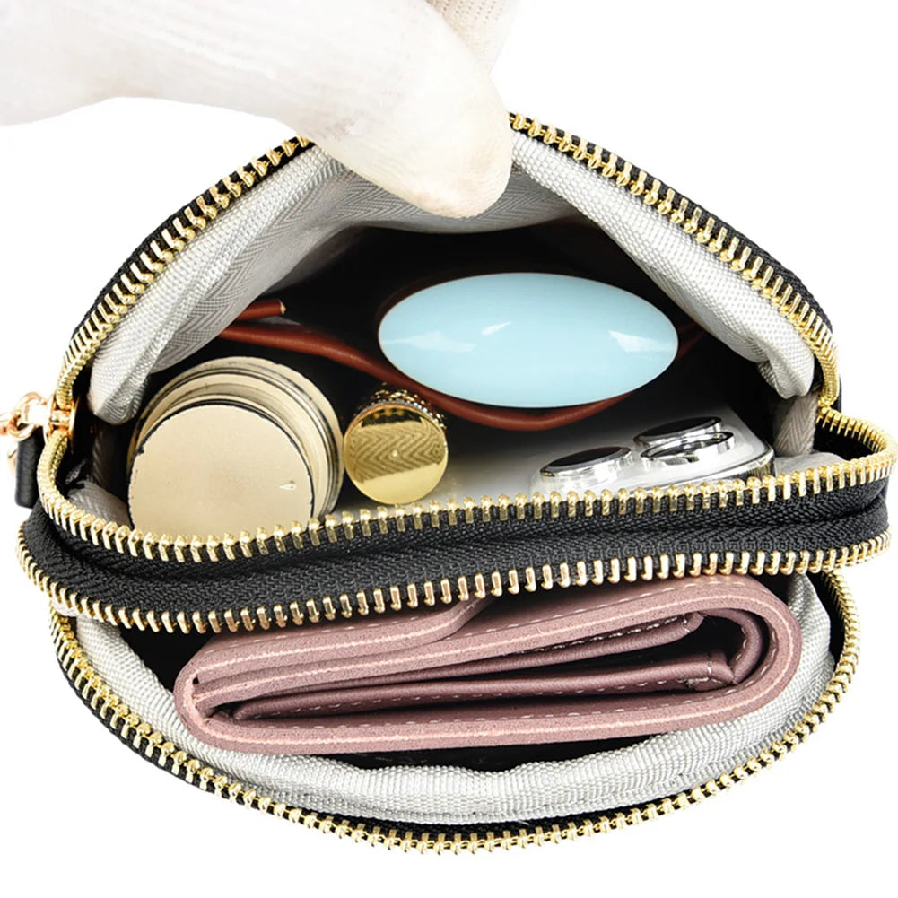 Quilted Rhombus Crossbody Bag Small Portable Solid Handbag