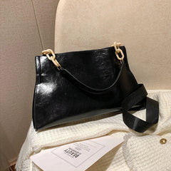 Vintage Leather Crossbody Shoulder Bag Large Capacity