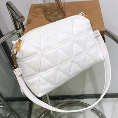 Embroidered Rhombic Chain Bag for Women