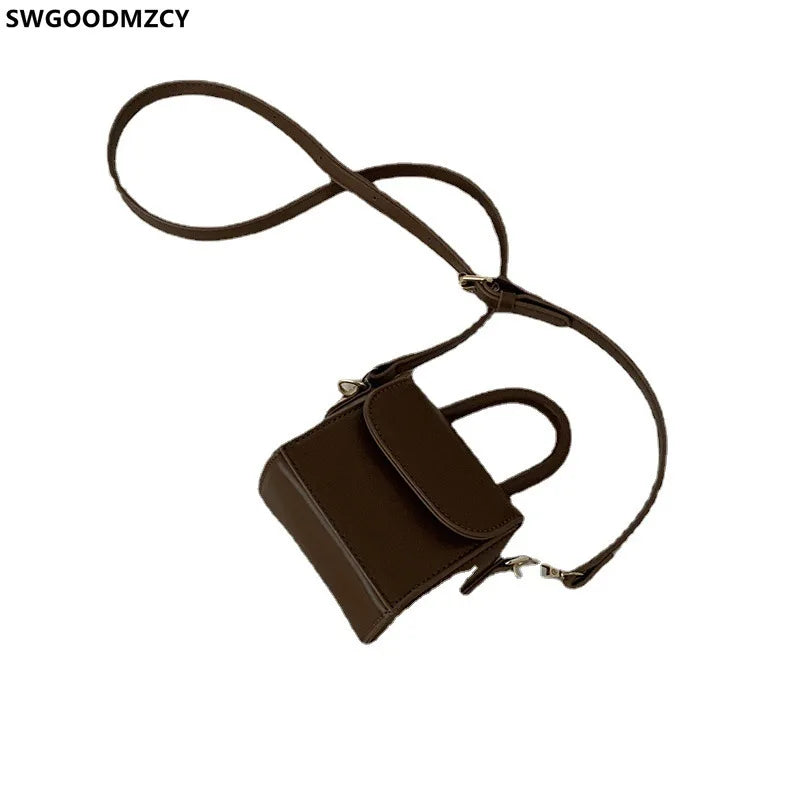 Leather Crossbody Shoulder Bag for Women Mini Bag
