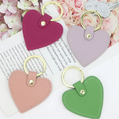 Heart Shape Keychain Women Holder Female Key Ring Pouch Cover