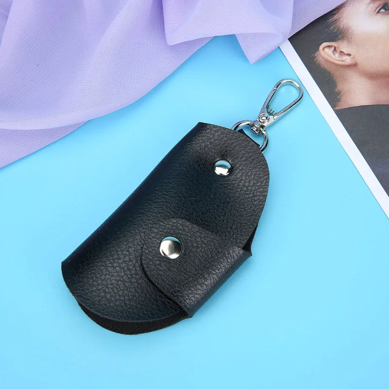 Leather Housekeeper Car Key Holders Women Keychain Key Holder Bag Case