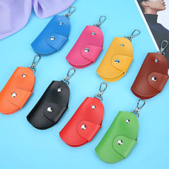 Leather Housekeeper Car Key Holders Women Keychain Key Holder Bag Case