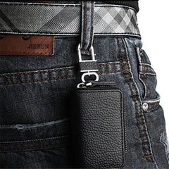 Leather Keychain Men Women Key Holder Organizer Pouch