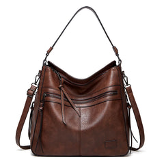 Leather Large Messenger Bag Women Shoulder Bags for Travel