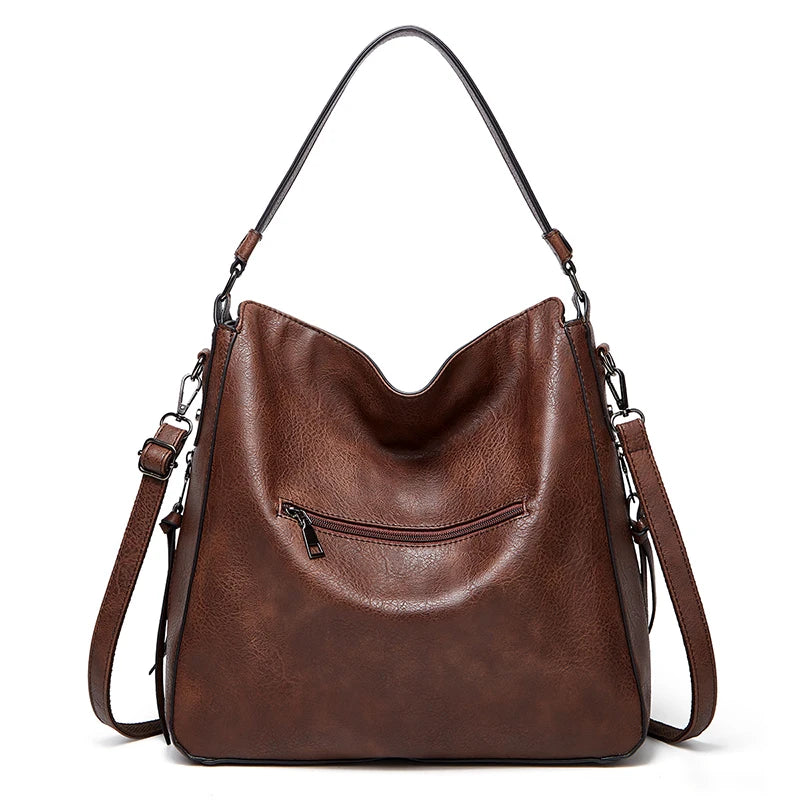 Leather Large Messenger Bag Women Shoulder Bags for Travel