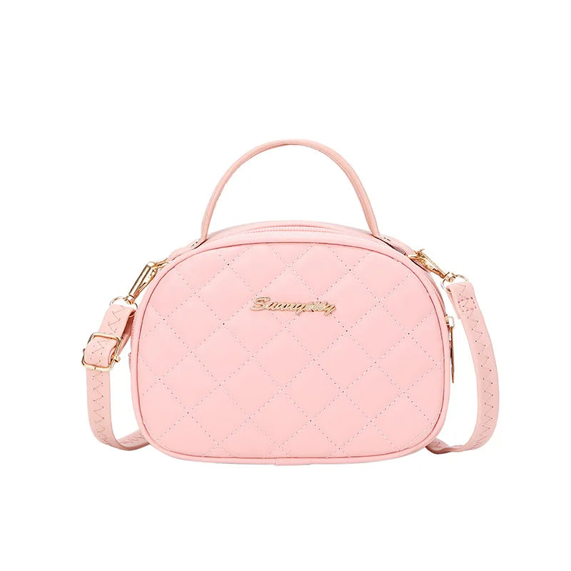Embroidered Single Shoulder Bag Women's Small Square Handbag