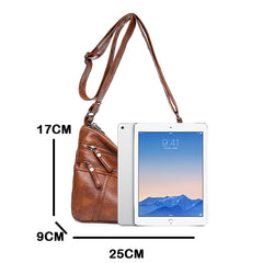 Vintage Leather Ladies Shoulder Crossbody Bag