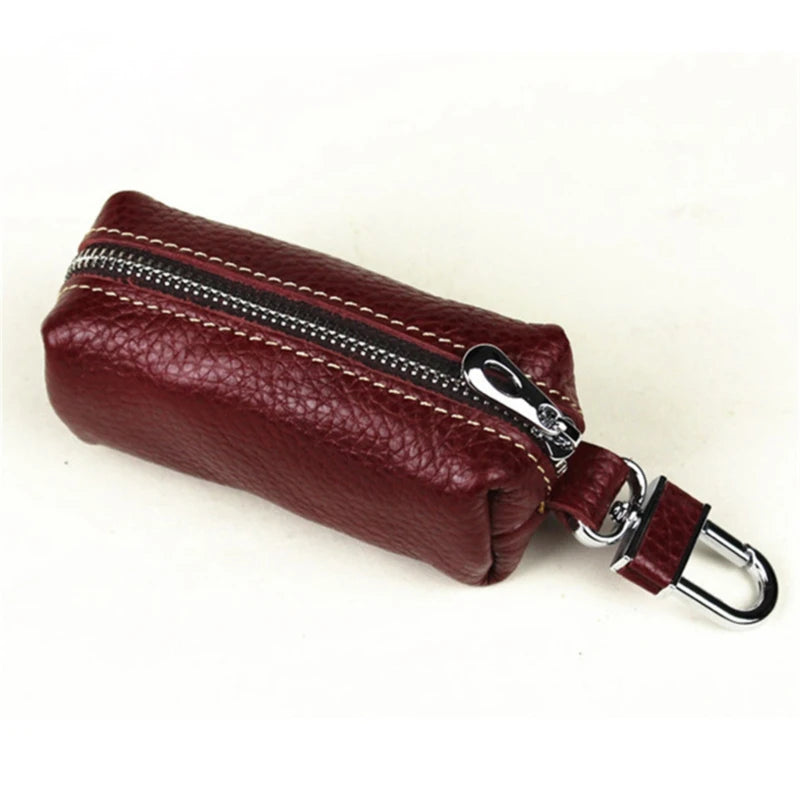 Leather Key Holder Organizer Men Women