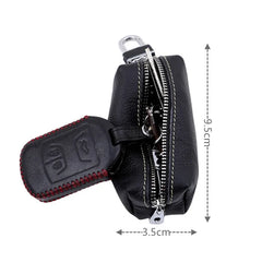 Leather Key Holder Organizer Housekeeper Keychain Bag Keys Case Pouch
