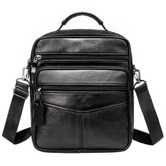 Vintage Leather Men's Messenger Bag Crossbody Business Bag