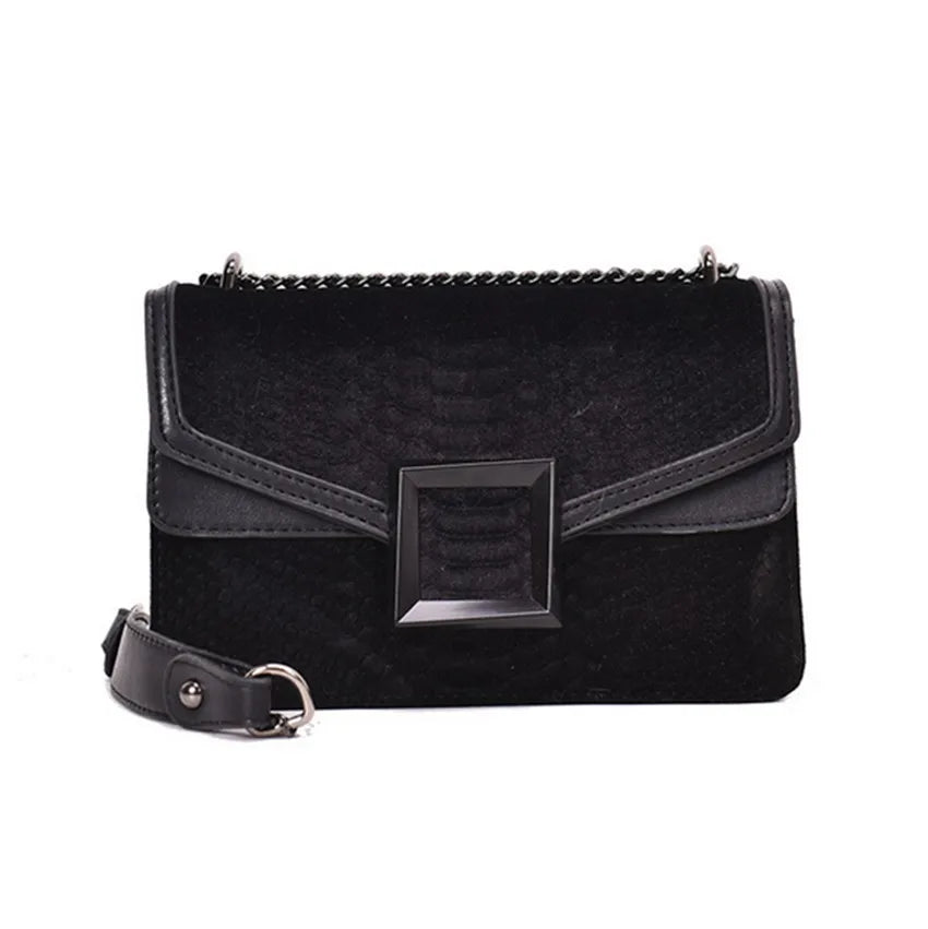 Leather Messenger Bag Chain Shoulder Bags Shoulder Bags