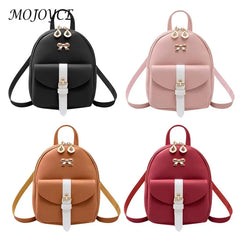 Leather Messenger Bags Small Shoulder Crossbody Bowknot Backpacks