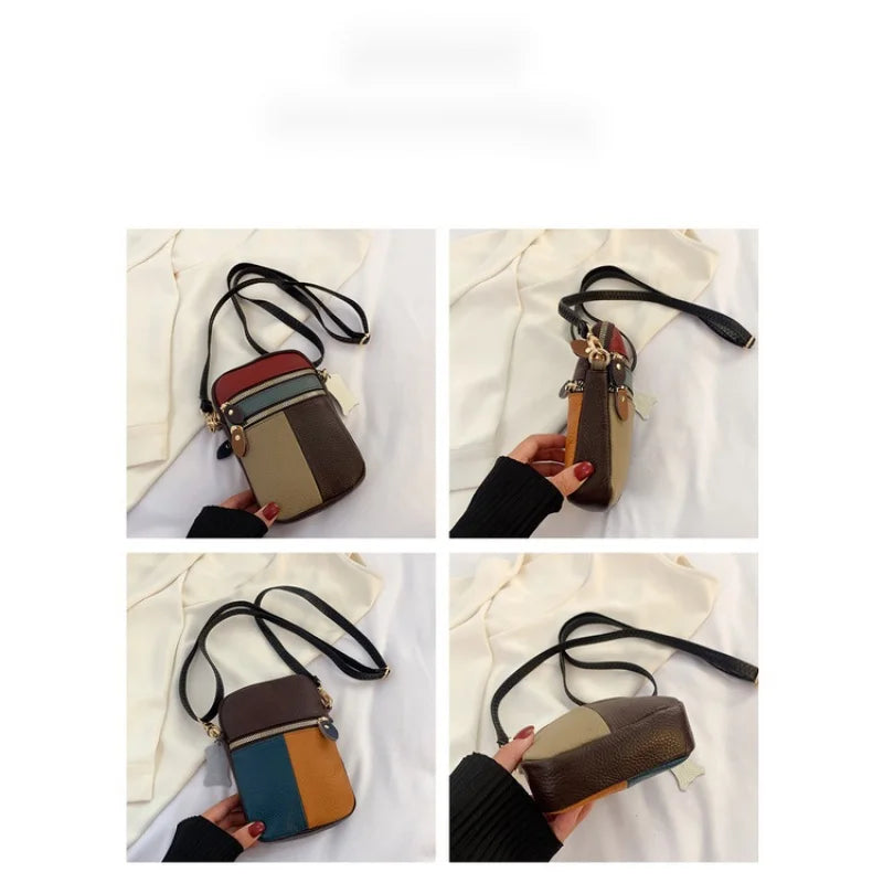 Leather Phone Bag Mini Small Bag Summer Shoulder