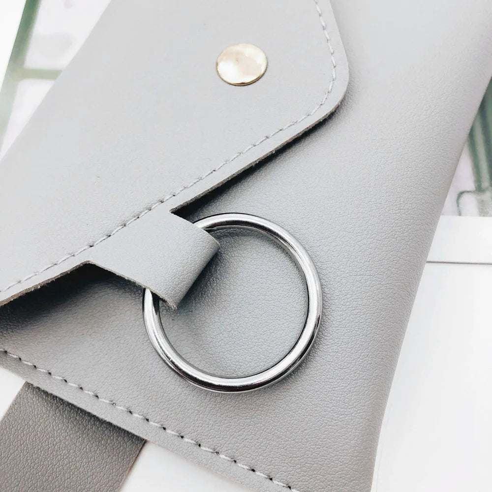 Leather Multi-function Waist Bag for Girls Ladies