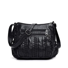 Women's Sheepskin Leather Bag Soft Messenger Shoulder All-match Ladies Bag