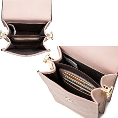 Leather Single MINI Shoulder Bag Women Chain Phone Bags Ladies Small Clutch Hand
