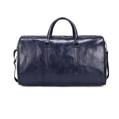 Large Zipper Pu Duffle Leather Travel Bag Men