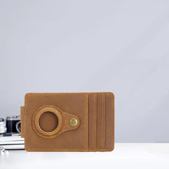 Leather Wallet Case for Tracker Locator
