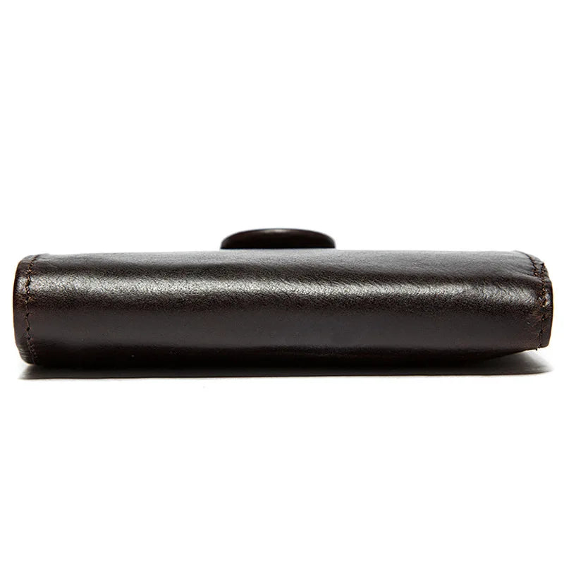 Short Style Men's Cowhide Wallet Retro Leisure