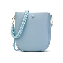 Leather Woven Shoulder Strap Shoulder Bag
