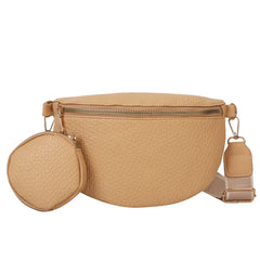 Leather Women Fanny Pack Waist Bags Ladies Hip Bum Belt Bag