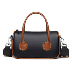 Women's Retro Cowhide Shoulder Bag, Niche Messenger Bag