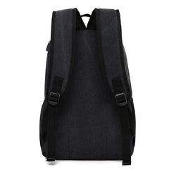Casual Men School Backpack Travel Canvas College Laptop Bag
