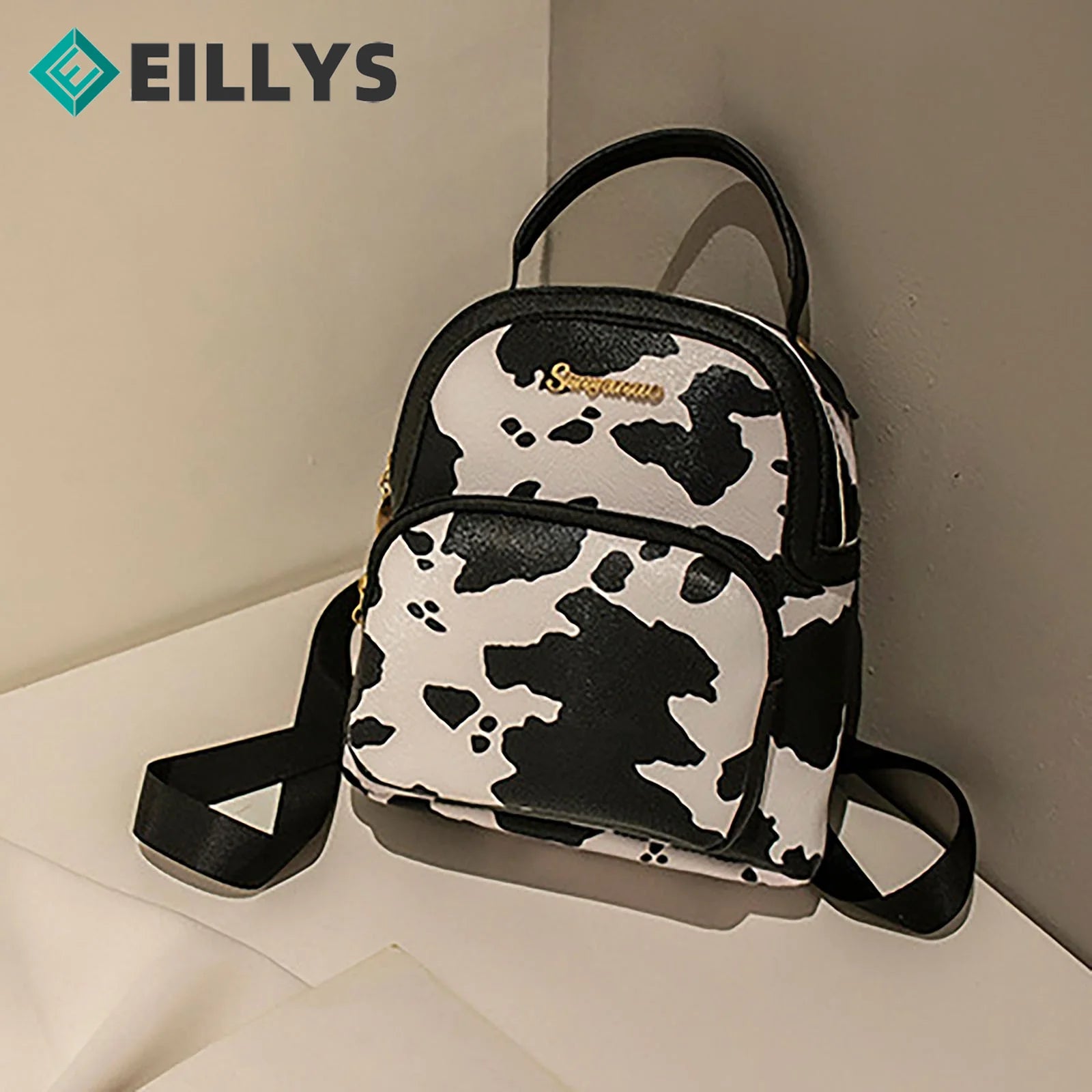 Leopard Mini Backpack Travel Bag Snake Printed Female Backpack