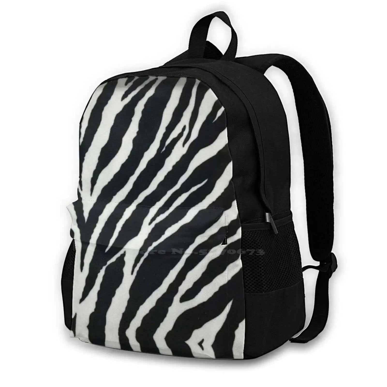 Leopard Print And Wolves Satchel Schoolbag Backpack