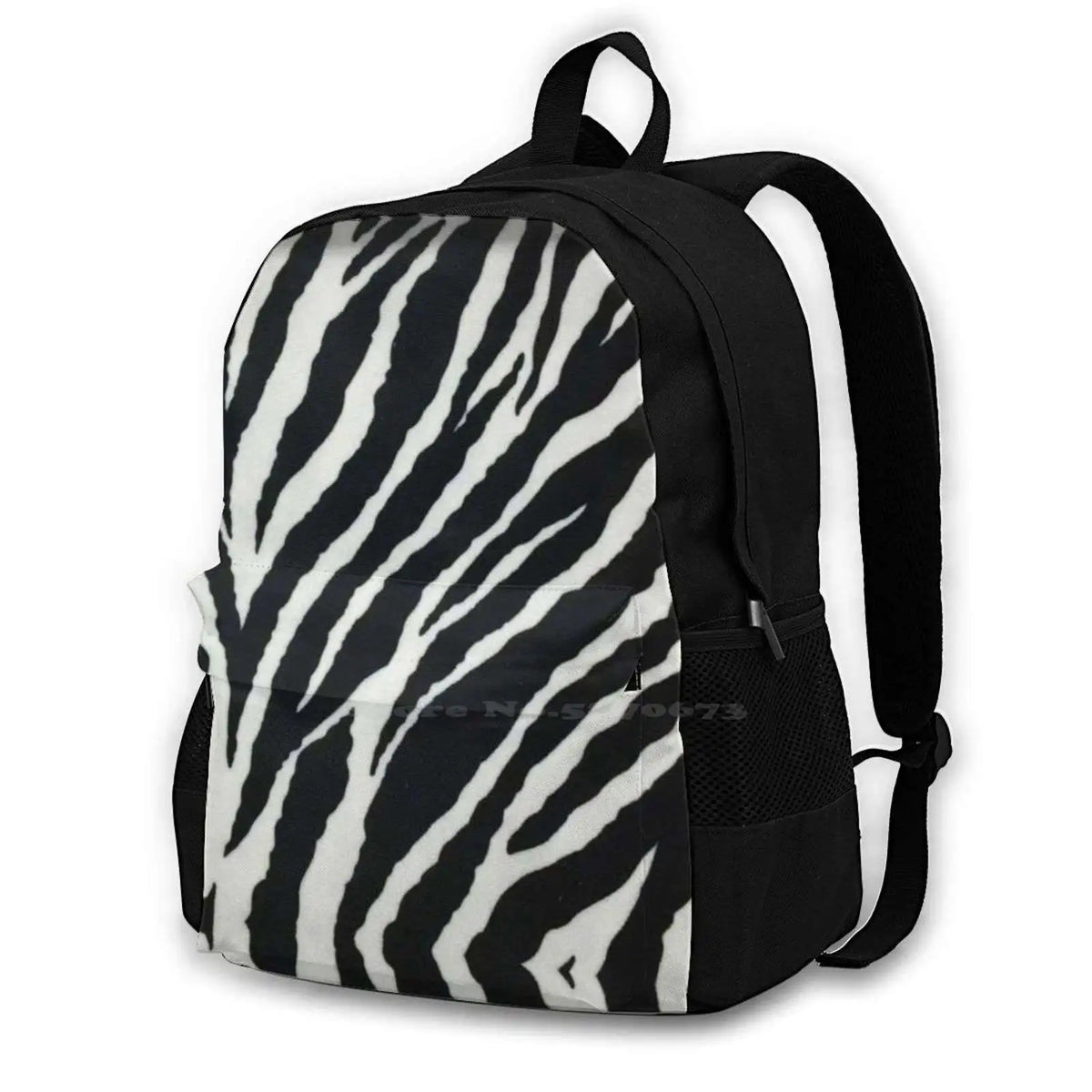 Leopard Print And Wolves Satchel Schoolbag Backpack