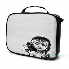 Les Miserables Musical Backpack USB Charge School Travel Laptop Bag