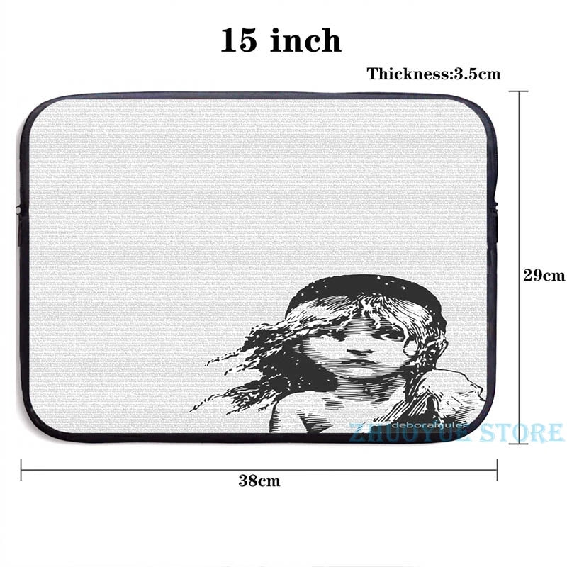 Les Miserables Musical Backpack USB Charge School Travel Laptop Bag