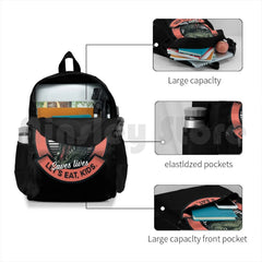Funny Punctuation Saves Lives Backpack
