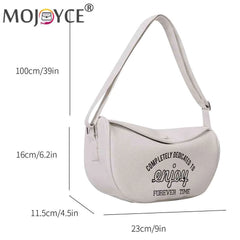 Printed Messenger Bag Women Handbags PU Leather Portable Large Capacity